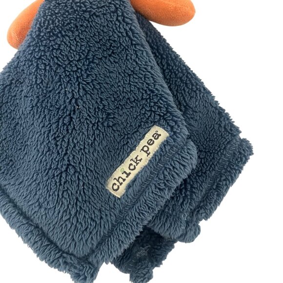 Chick Pea Tiger Lovey Security Blanket Plush Blue Orange Baby Comforter‎ Toy - Picture 5 of 6